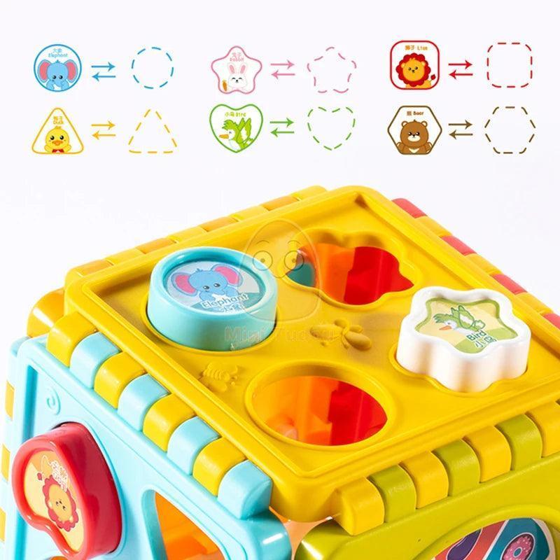 Toddler Activity Cube - Shape Sorting Toy for Boys & Girls - ClubOn