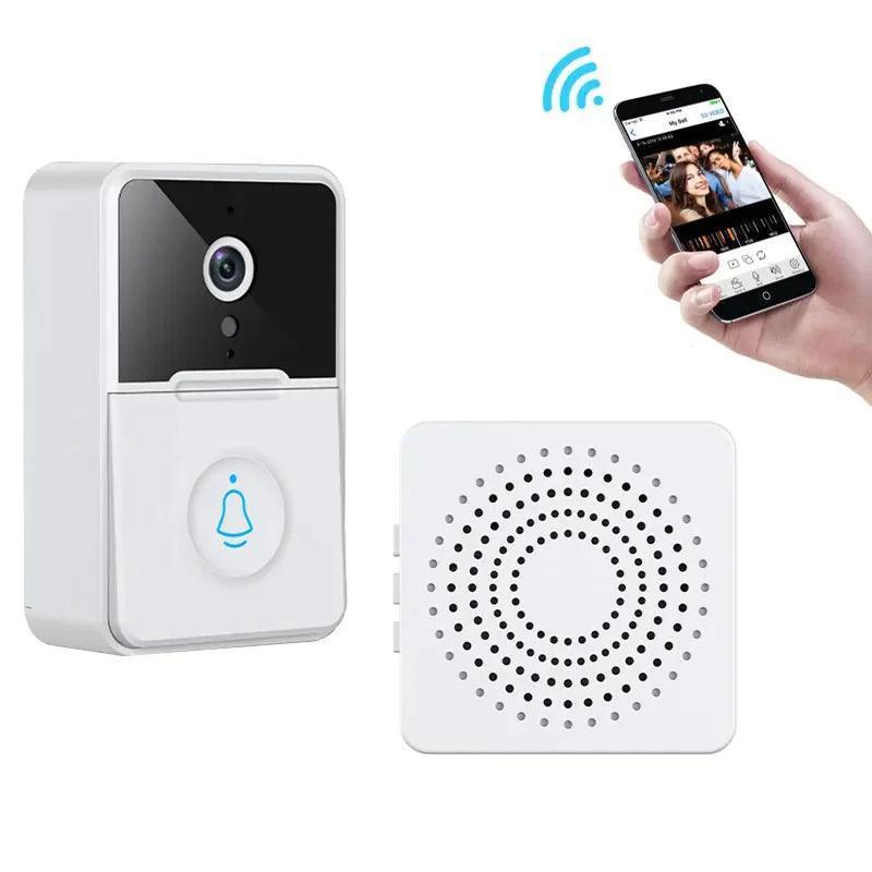 Wireless Security Smart WiFi Doorbell Intercom Video Camera Door Ring Bell Chime - ClubOn