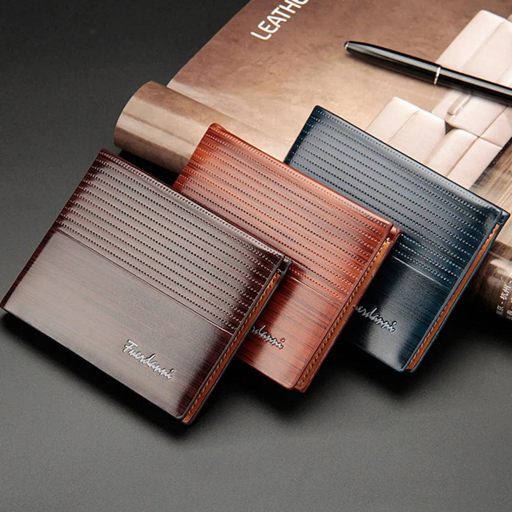 Slim Short Men’s Wallet - High-Quality Luxury Card Holder - ClubOn