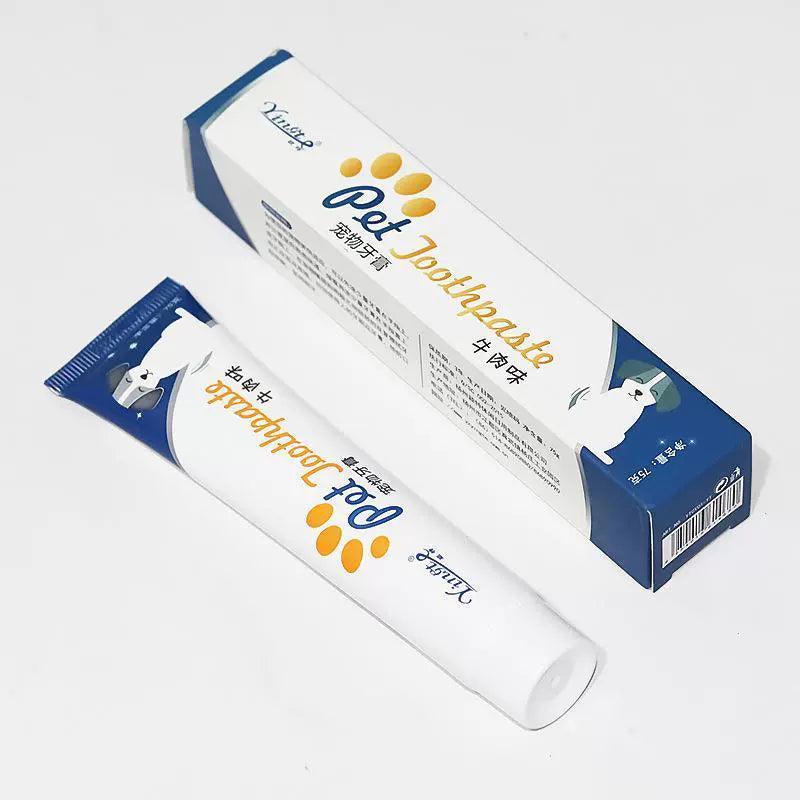 Pet Toothpaste Set – Soft Toothbrush & Oral Care for Dogs & Cats - ClubOn