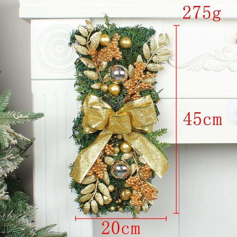Christmas Curtain Hangings & Garland Stair Decorations - ClubOn