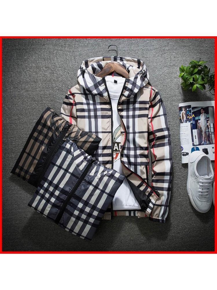 Men's Windbreaker Coat Jacket – Casual Sweatshirt Outerwear - ClubOn