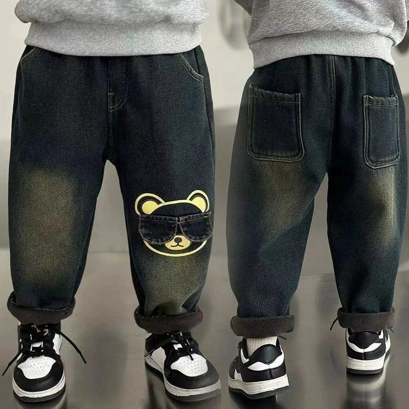 Boys' Retro Trendy Loose Jeans - ClubOn