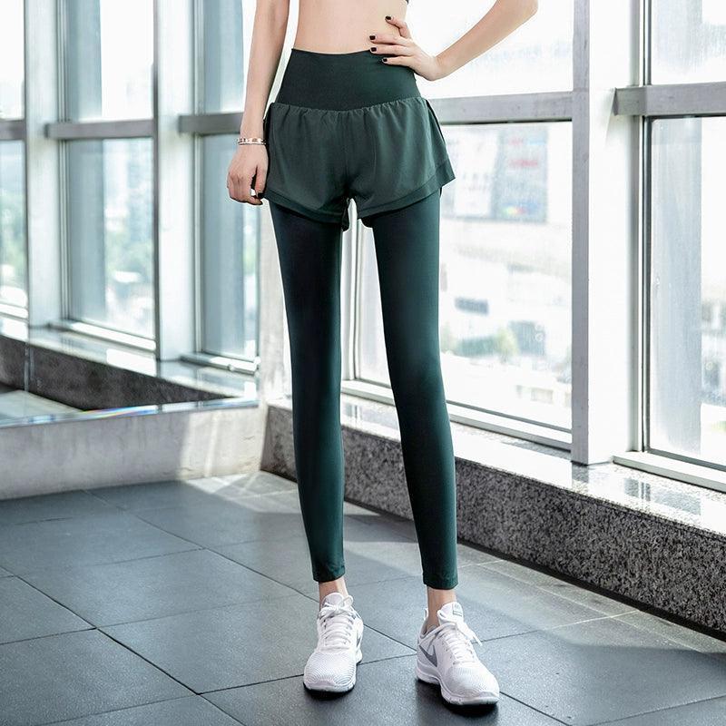 High-Waist Quick-Drying Yoga Pants for Women - ClubOn