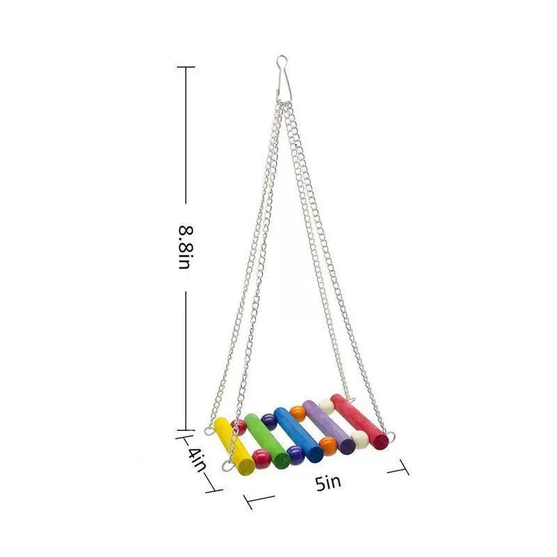 Parrot Toys & Bird Accessories – Swing, Stand, and Play Set - ClubOn