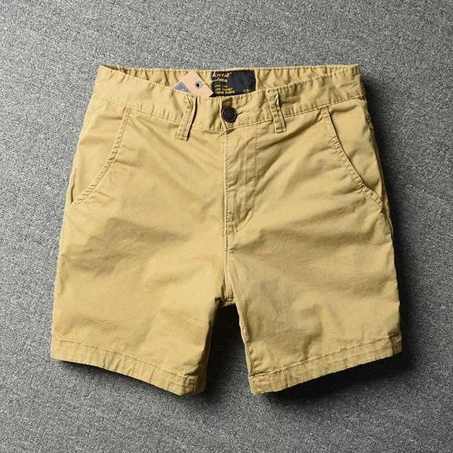 Men’s Cotton Slim Fitting Shorts – Casual Fashion Summer Shorts - ClubOn