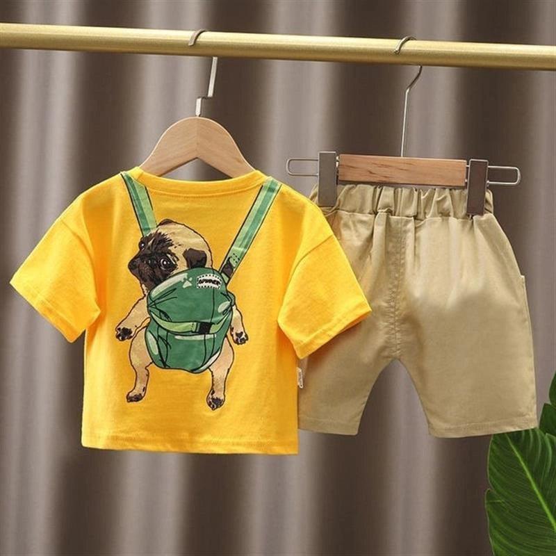 Cotton T-Shirt & Shorts Set for Baby Boys - ClubOn