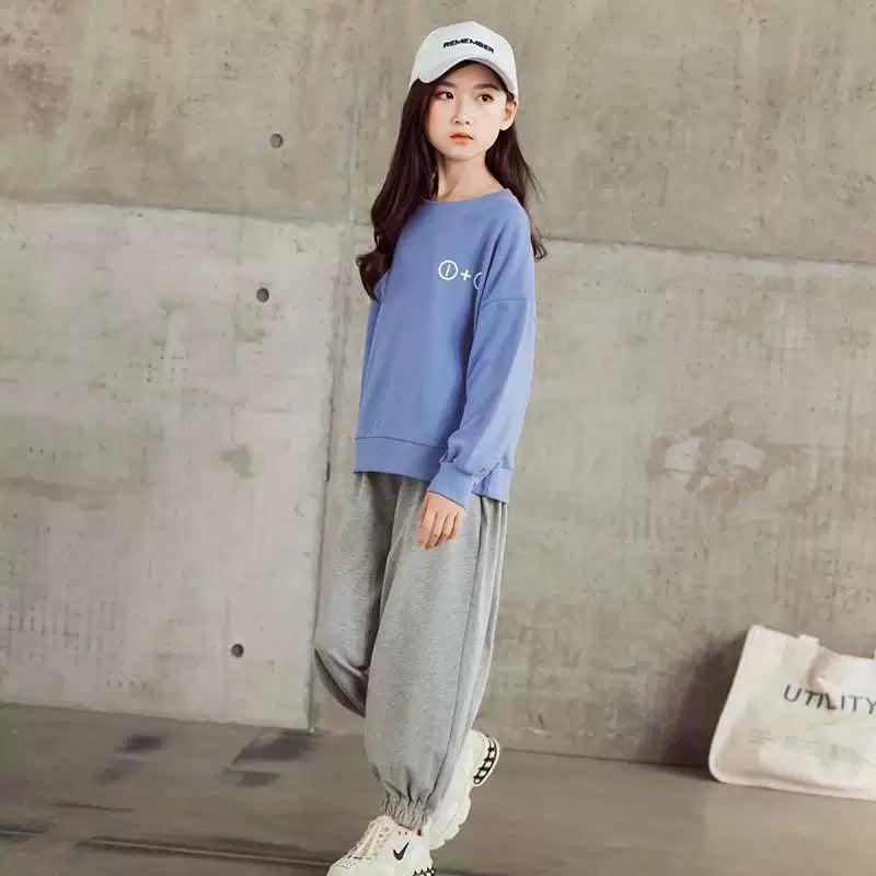 Girls' Sports Suit – Autumn Sweater Set for Big Kids - ClubOn