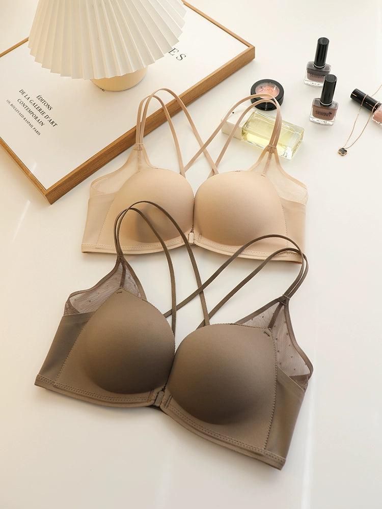 New Style Front Buckle Bra - Seamless Support for Small Breasts - ClubOn