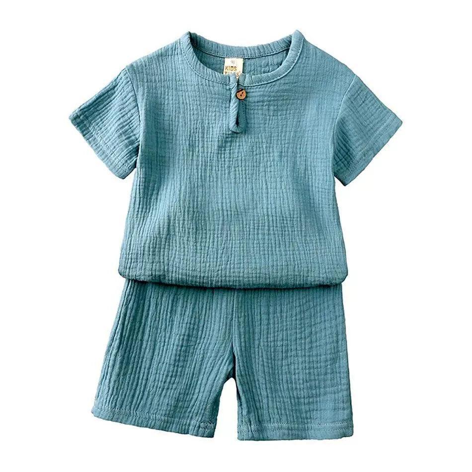 Kids Pajama Set – Muslin Ops and Bottoms for Boys & Girls - ClubOn