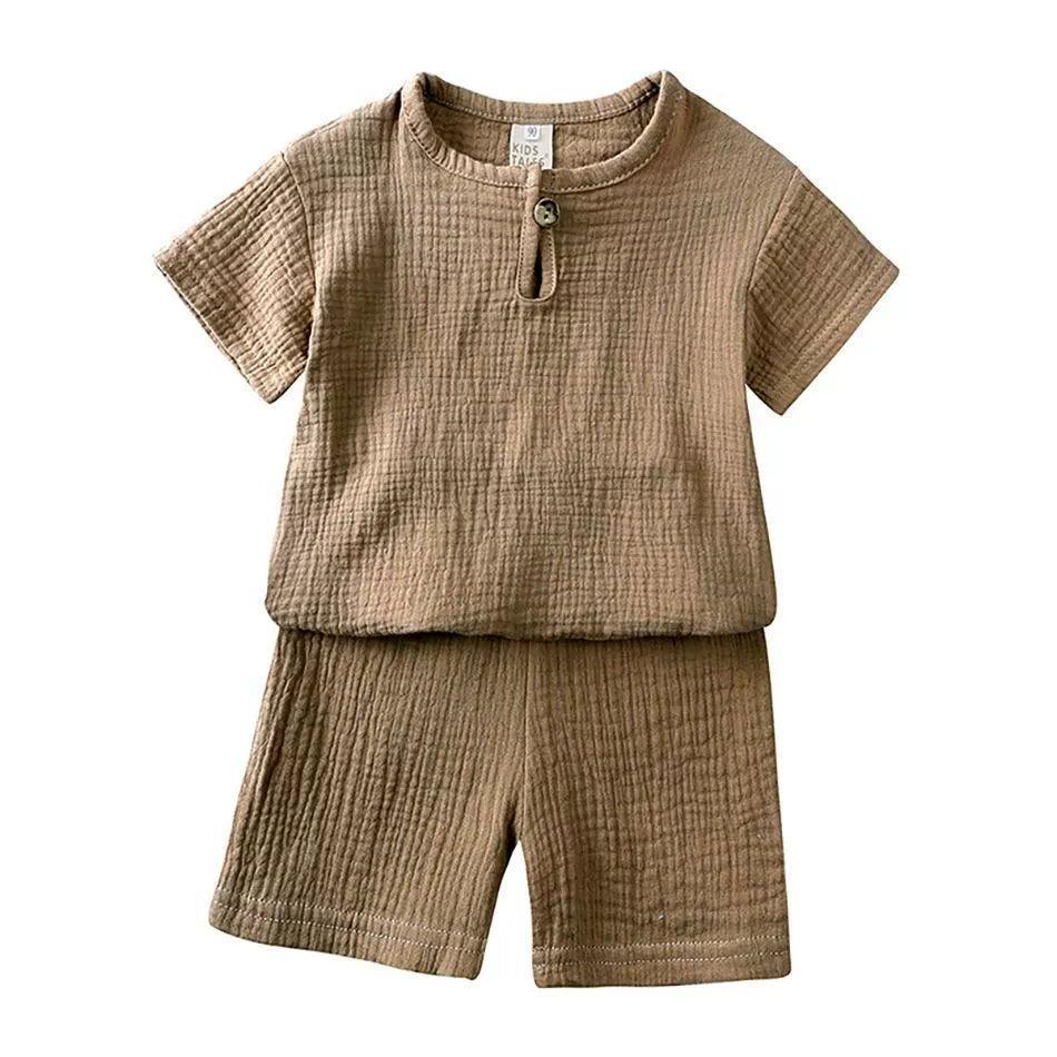 Kids Pajama Set – Muslin Ops and Bottoms for Boys & Girls - ClubOn