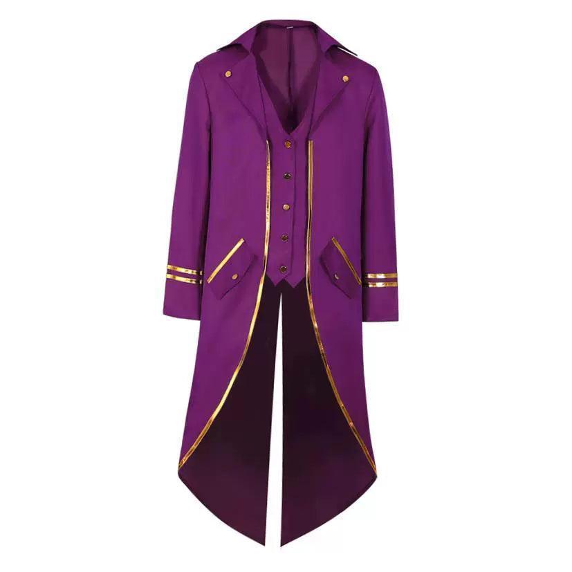 Men's Coat Carnival Stage Costume – Medieval Vintage Tuxedo - ClubOn
