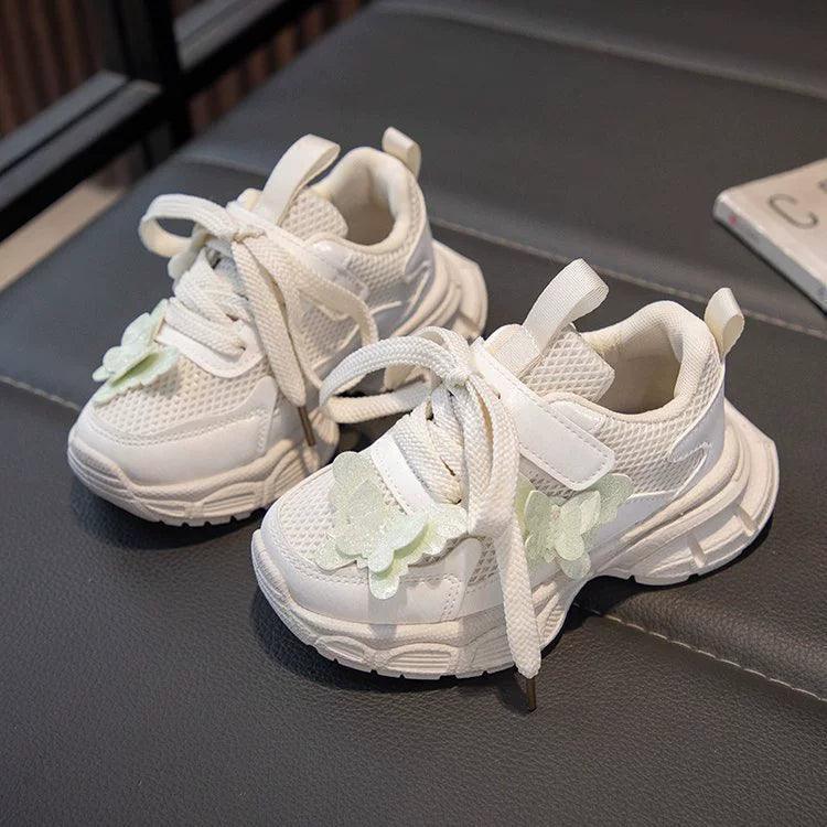 Girls' Spring Sports Shoes - Stylish Mid-Age Kids' Sneakers - ClubOn