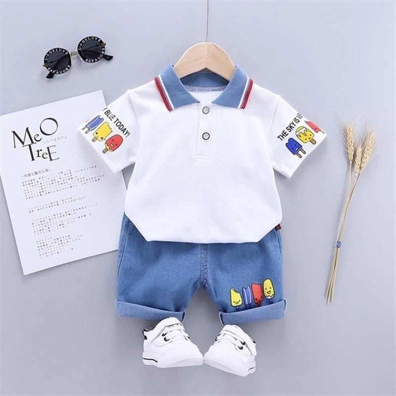 Cotton T-Shirt & Shorts Set for Baby Boys - ClubOn