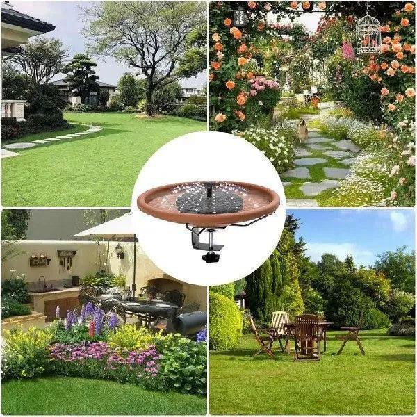 Deck-Mounted Bird Bath & Feeder - Railing Birdbaths for Gardens - ClubOn