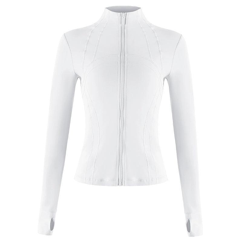 Slim Fit Zipper Jacket for Women’s Yoga & Fitness - ClubOn