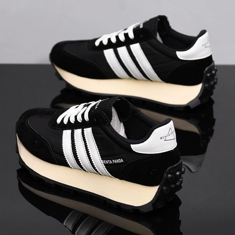 Breathable Canvas Forrest Gump Shoes – Trendy Couples Casual Sports Shoes, Height-Enhancing, Thick-Soled - ClubOn