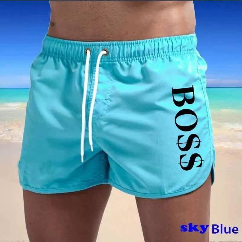Men’s Colorful Swim Shorts – Summer Beach Shorts Swimwear - ClubOn