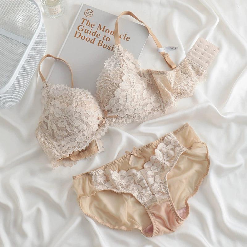 Victoria Push-Up Bra Set - Adjustable Side Breast Collection - ClubOn