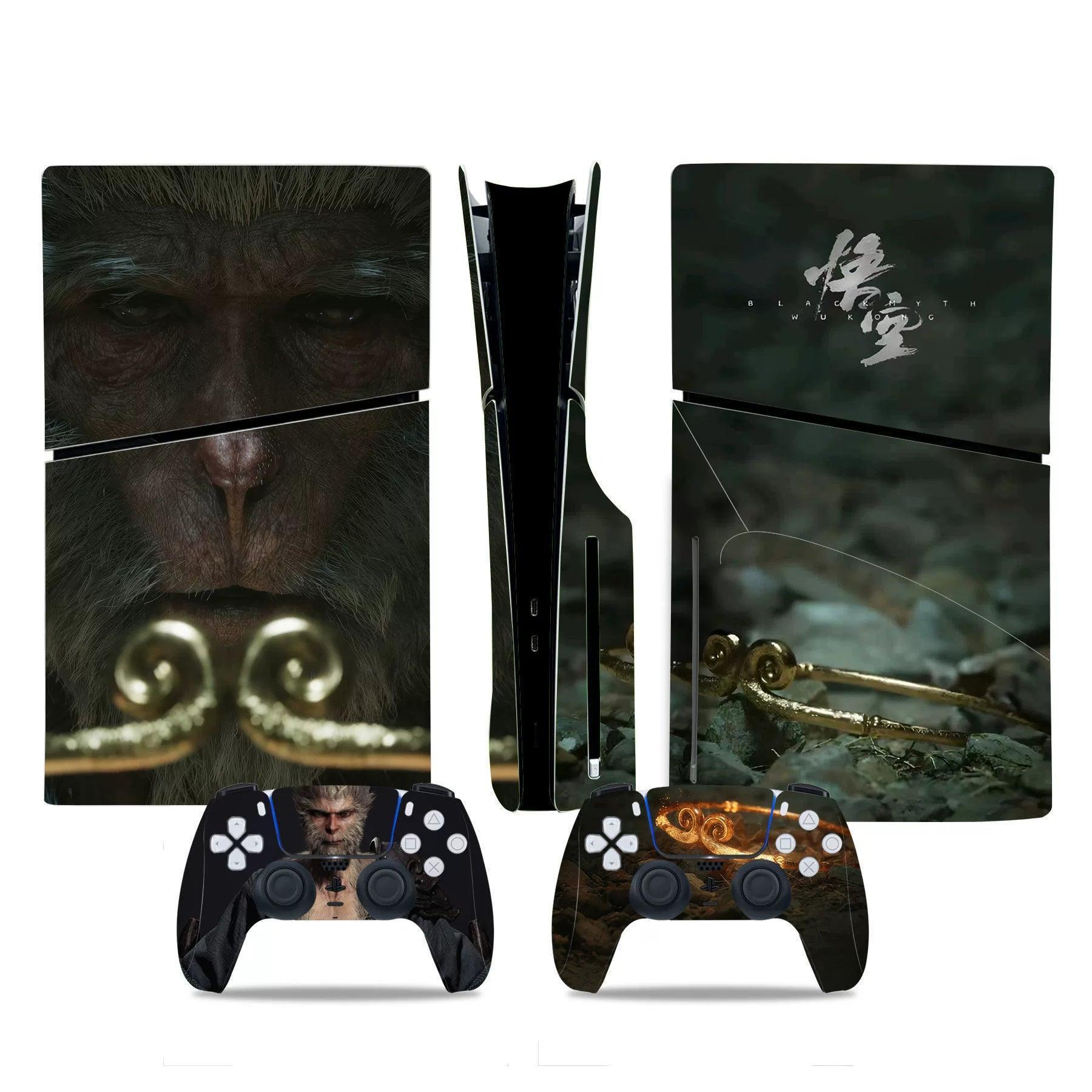 PS5 Slim Full Body Stickers - Black Myth Wukong Protective Skin - ClubOn