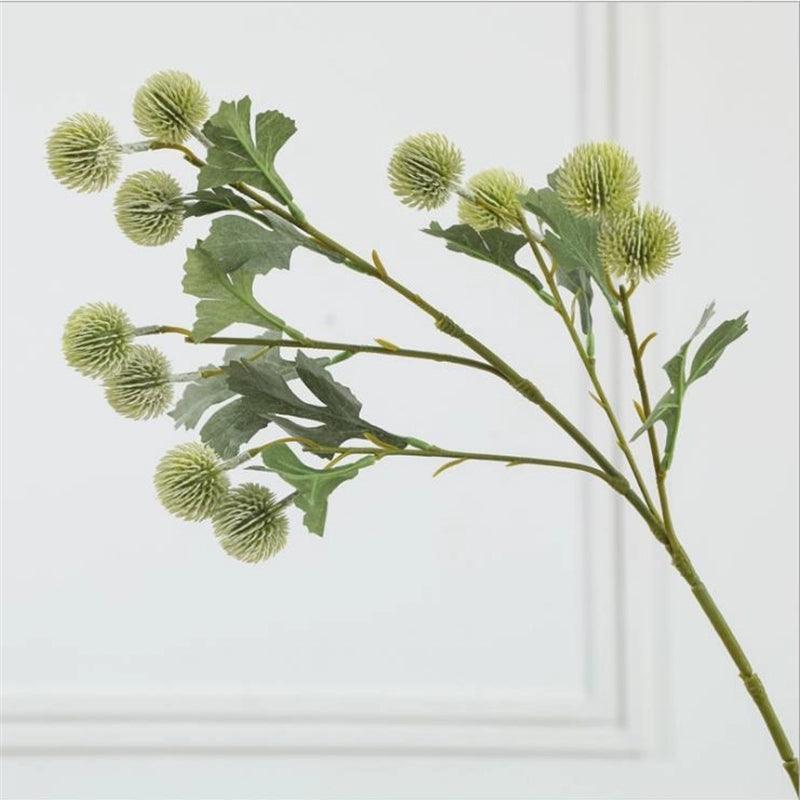 11 Artificial Dandelion Flowers – Realistic Green Fake Plants - ClubOn