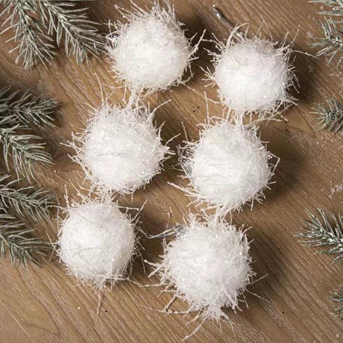 Christmas Sequin Pompom Ball Tree Decorations - ClubOn
