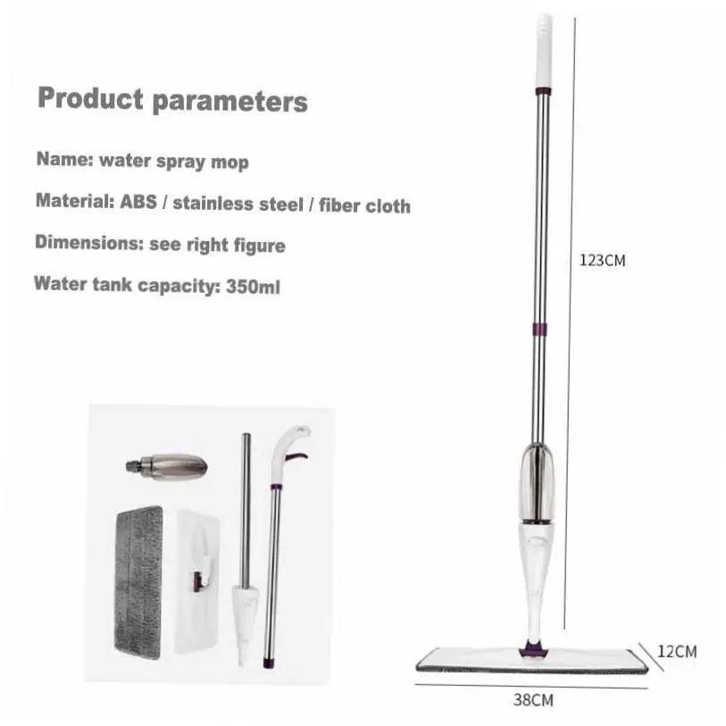 New Spray Water Mop - Efficient Household Floor Cleaning Tool - ClubOn