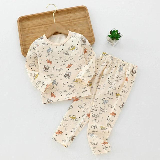 Children's Long Sleeve Pajama Set - Baby Boys Sleepwear - ClubOn
