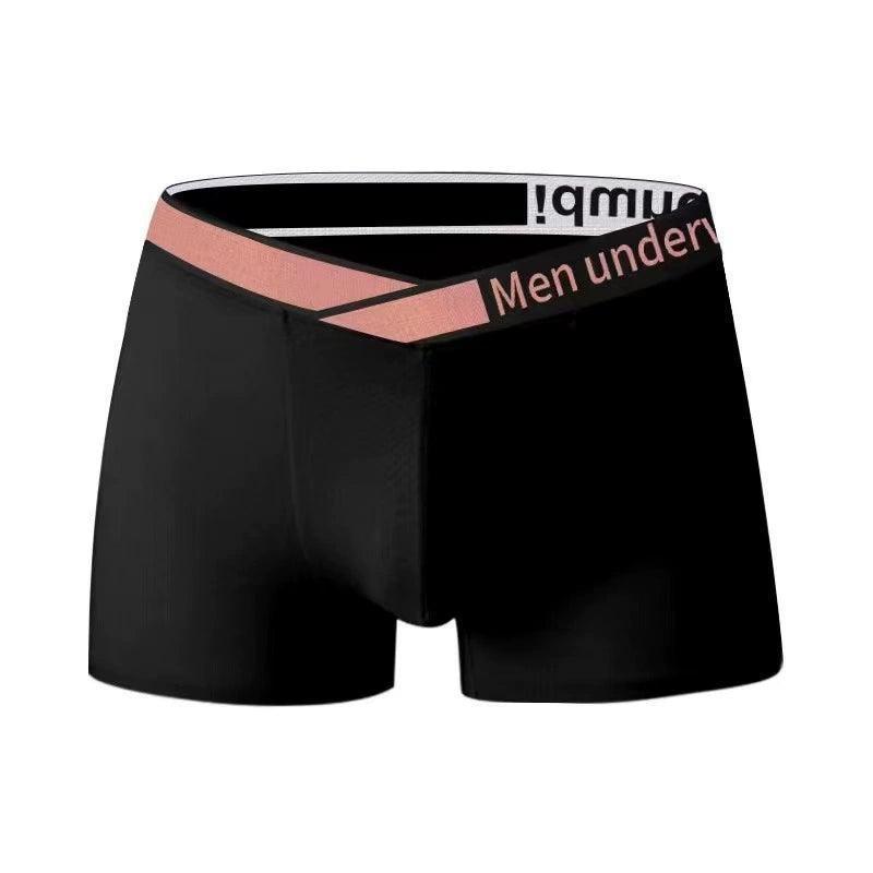 Men's V-Shaped Waistband Boxer Briefs - Sexy, Breathable & Antibacterial - ClubOn
