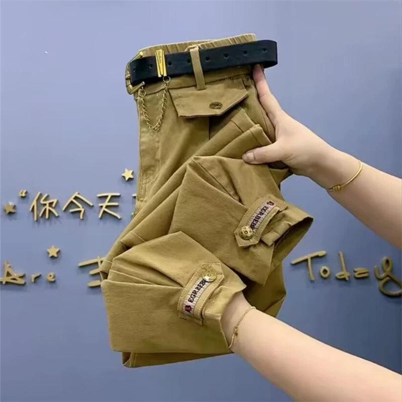 Loose High-Waist Harem Jeans for Women – Autumn Style - ClubOn