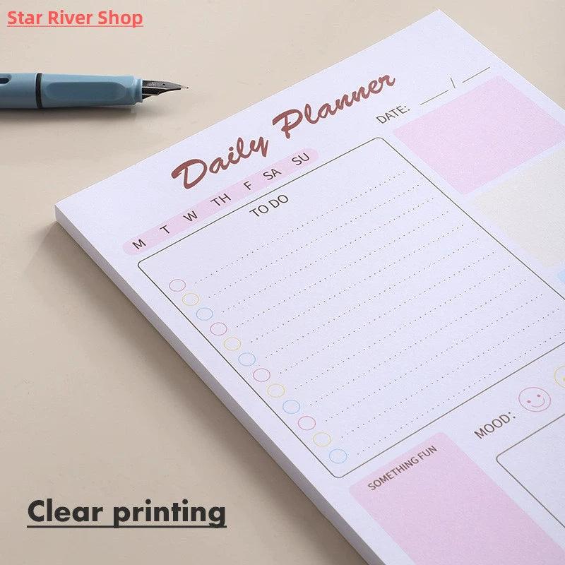 Daily Planner & Weekly Notepad – To-Do List Notebook - ClubOn