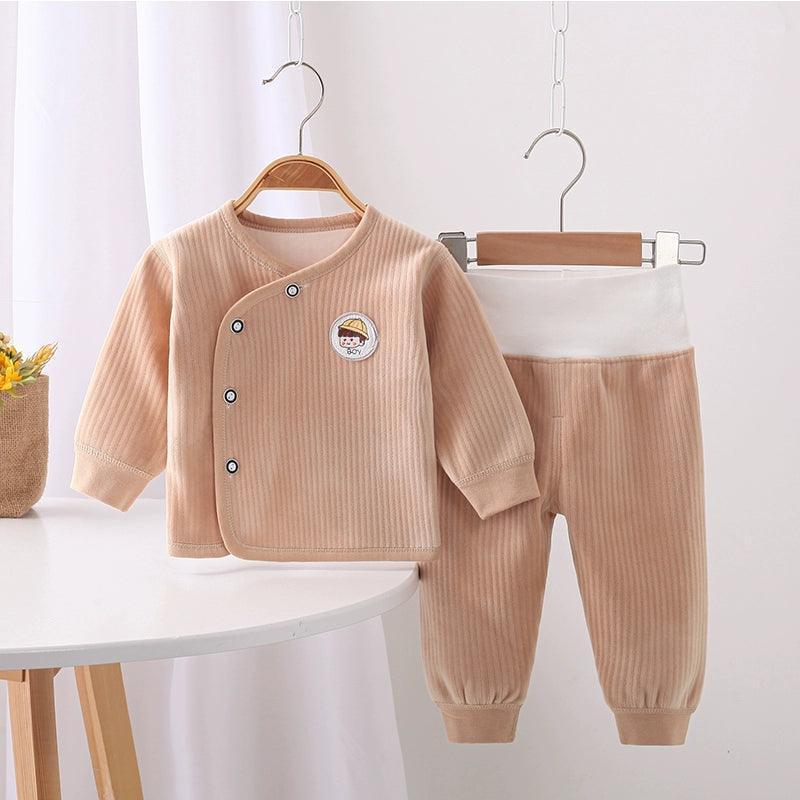 Baby Thick Fleece Pajama Set - Autumn/Winter Home Wear - ClubOn