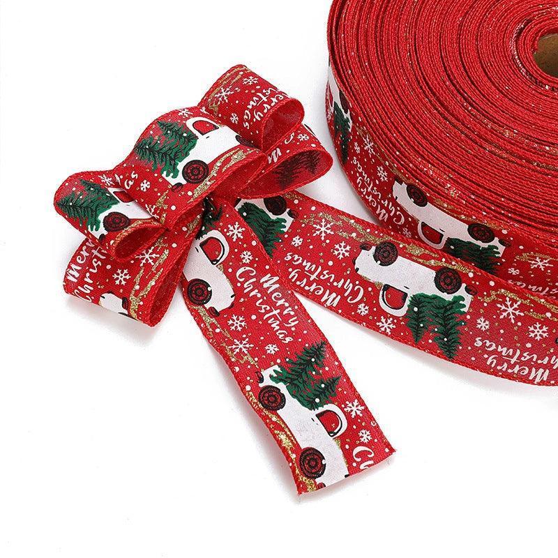 Christmas Butterfly Gift Wrapping Ribbon – Festive Colored Ribbon - ClubOn