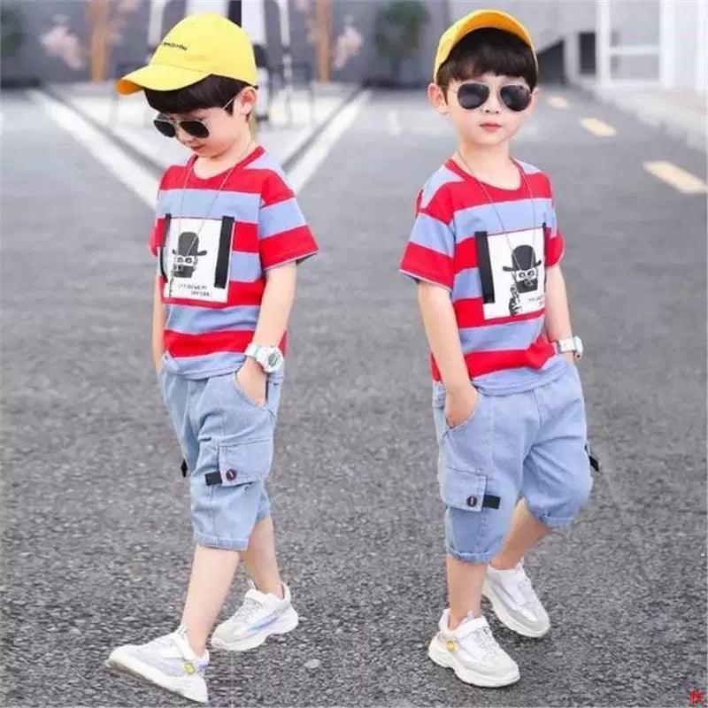 Boys' T-Shirt, Shorts & Jeans Set – Stylish Baby Kids Clothes - ClubOn