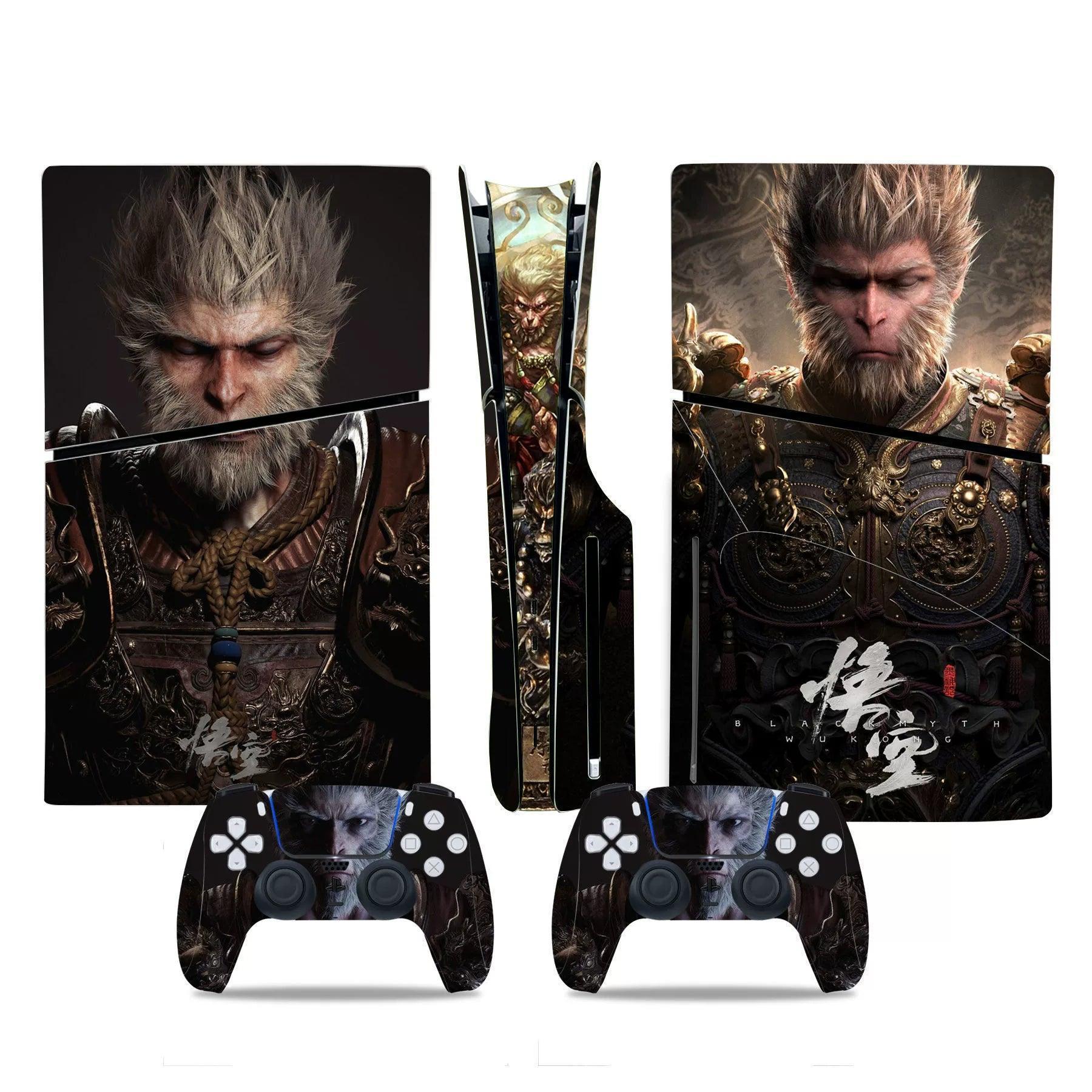PS5 Slim Full Body Stickers - Black Myth Wukong Protective Skin - ClubOn