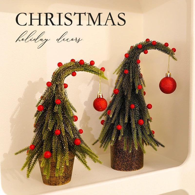 Explosive Snow Spray Alarm – Crooked Neck Christmas Tree Decor - ClubOn