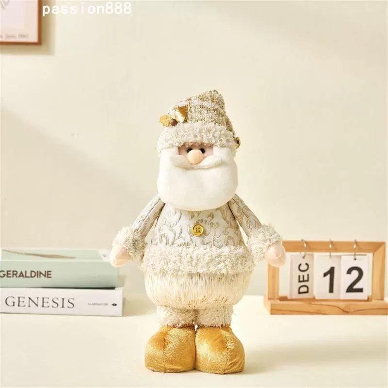 Christmas Old Man Snowman Elk Pendant with Stretch Legs - ClubOn