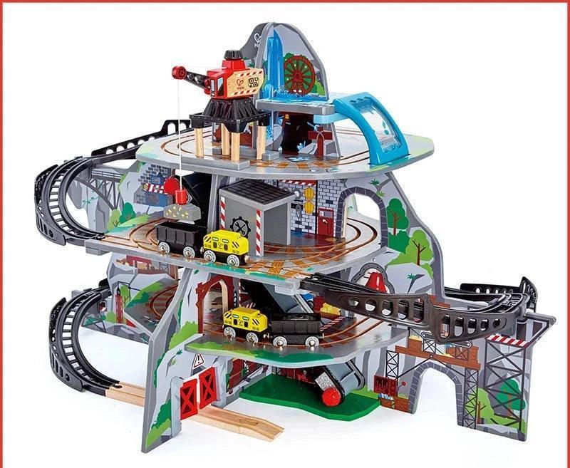Hape Magic Mine Train Track – Electric Three-Dimensional Building Blocks Toy - ClubOn