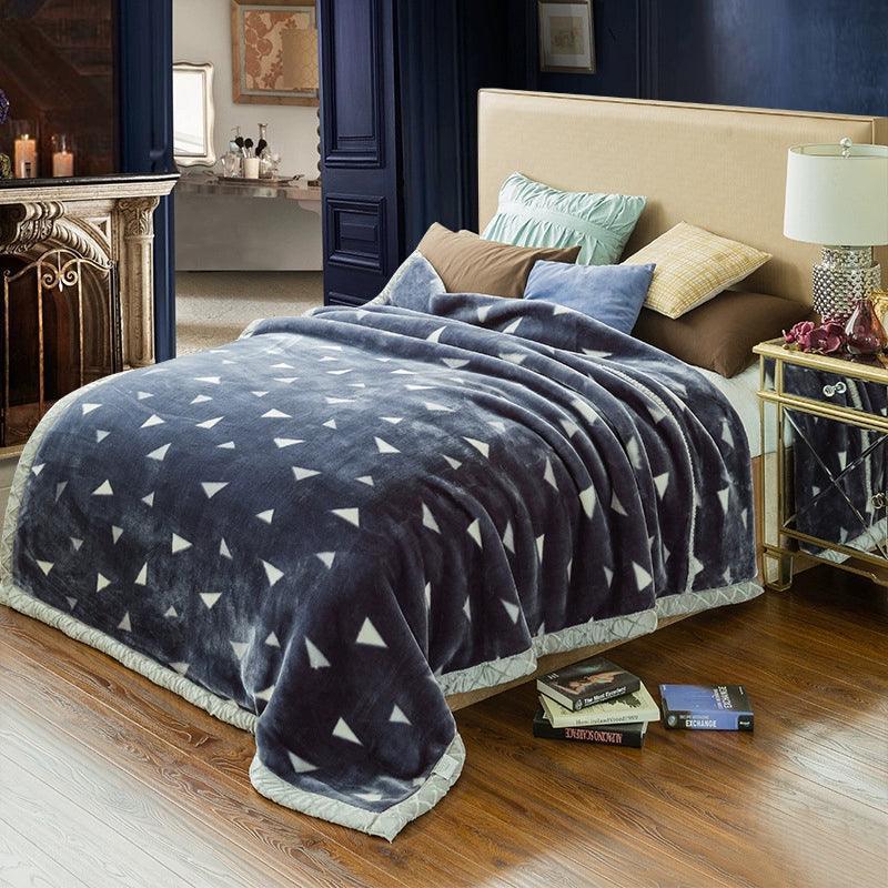 Raschel Thermal Blanket – Winter Double Blanket Bed Sheet - ClubOn