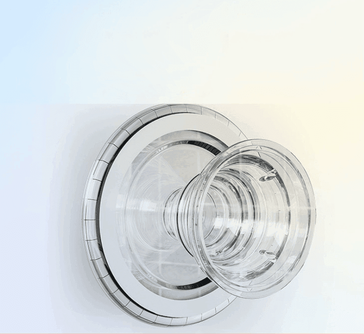 MagSafe Magnetic Transparent Airbag Phone Holder – Universal for Apple & Android - ClubOn