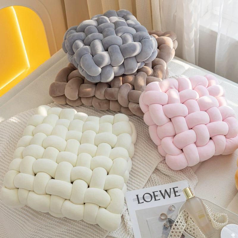 Hand-Woven Tatami Cushion – Natural Floor Seating Pad - ClubOn