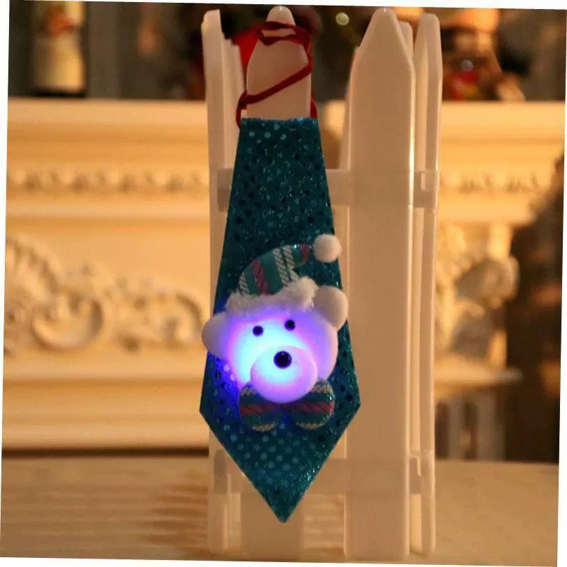 Creative Christmas Sequin Tie – Holiday Tree Décor & Gifts - ClubOn