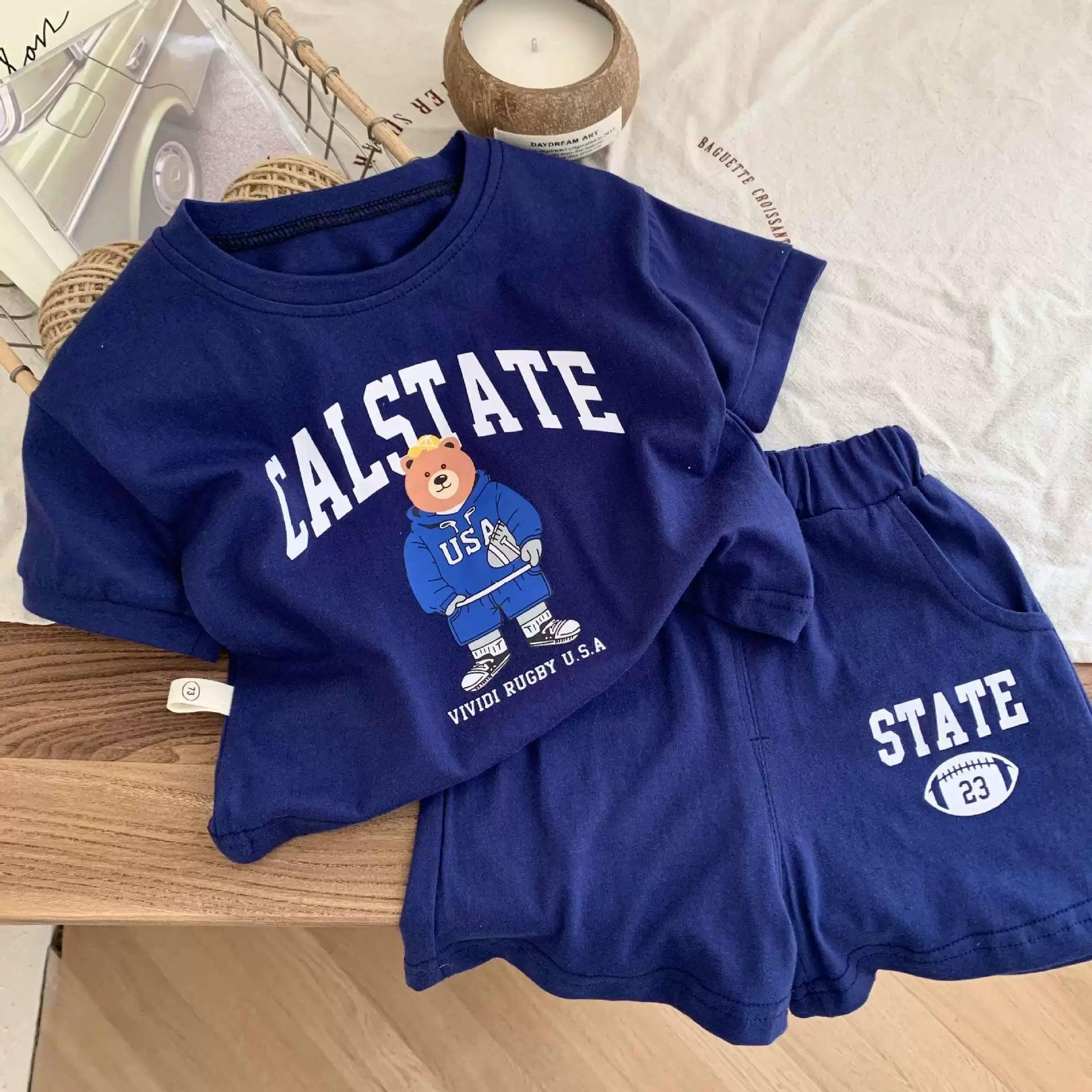 Children's Sports Suit 0-6 Years Old – Summer Boy Baby Set - ClubOn