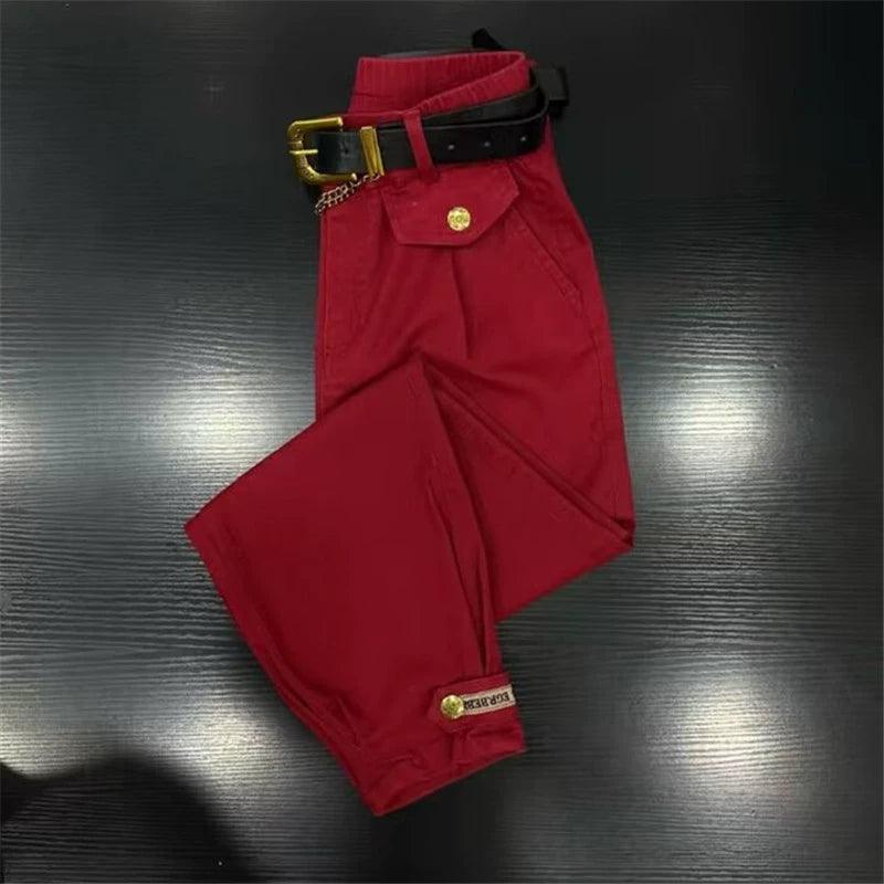 Loose High-Waist Harem Jeans for Women – Autumn Style - ClubOn