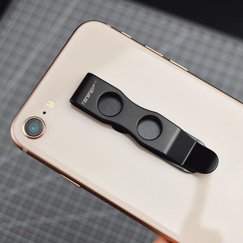 Universal Mobile Phone & Tablet Clip – 3M Adhesive Stainless Steel Multi-Function Back Clip - ClubOn