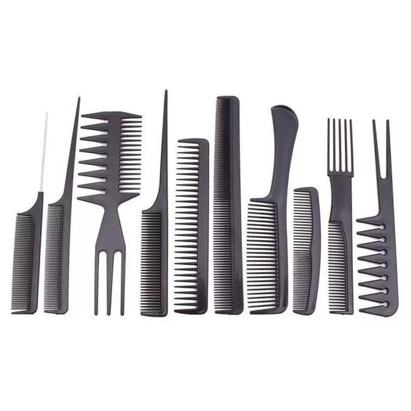 Beauty Tools Hair Comb Set - 10-Piece Makeup & Styling Kit - ClubOn