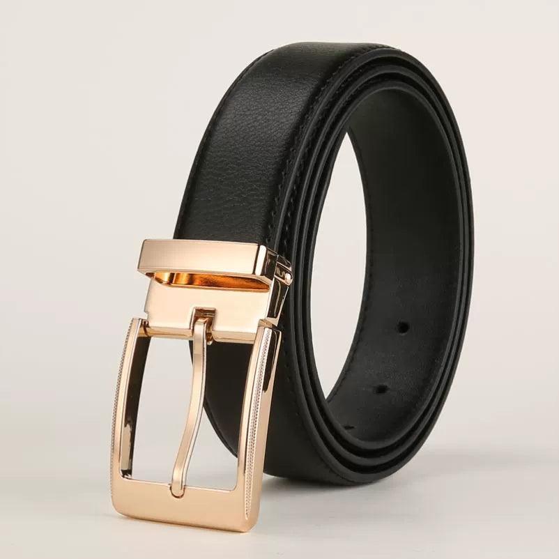 Men's Waist Belt – Leather Belt for Jeans, Black, Stylish for Men - ClubOn