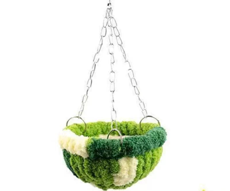 Fatbird Parrot Foot Warmer Platform – Swing, Hammock & Sleeping Nest - ClubOn