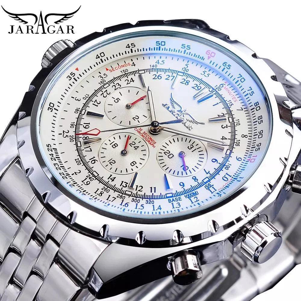 48MM Large Dial Multi-function Automatic Mechanical Watch – Men's Luminous Fashion Watch - ClubOn