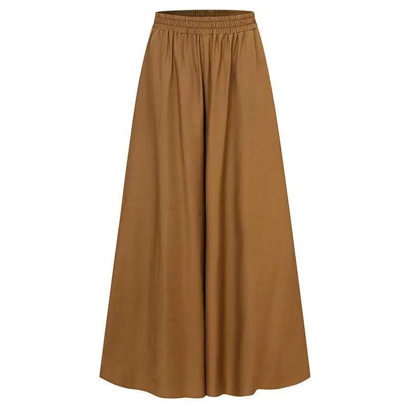 Women’s Skirt Pants - Plus Size Loose Pant Dress for Ladies - ClubOn